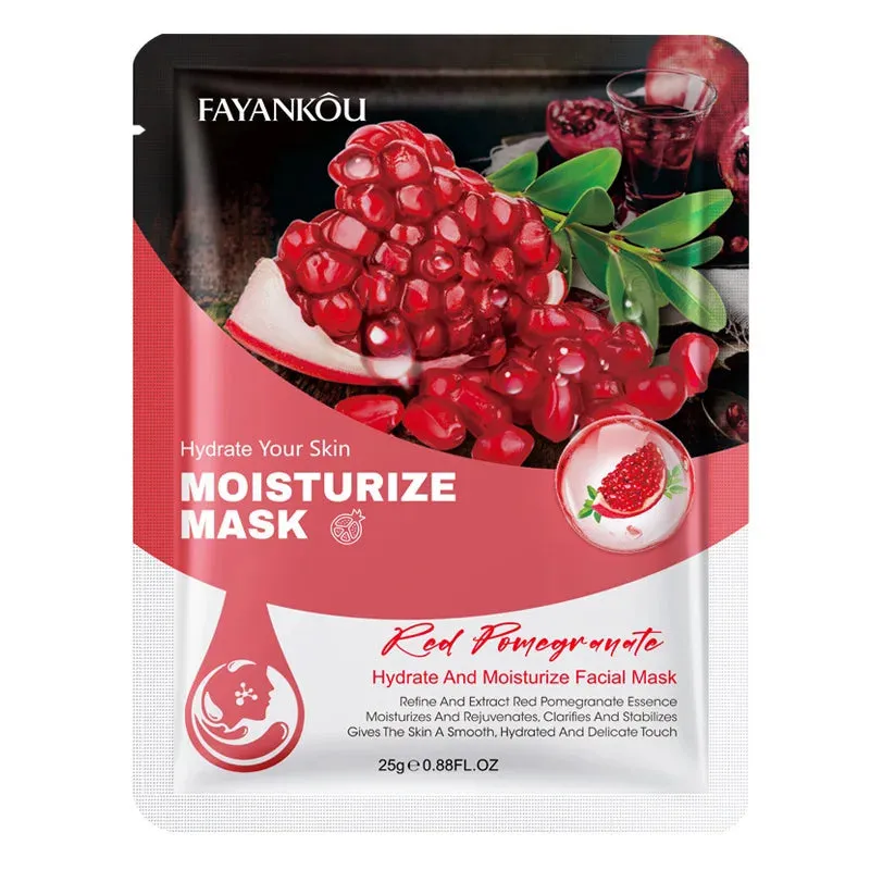 10 Piece Fruit Face Masks For Hydrating & Brightening Skin