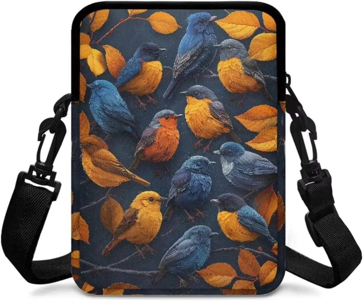 2 Layer Shoulder Bags Portable Satchel Crossbody Bag Chest Bag for Kids Girls Boys