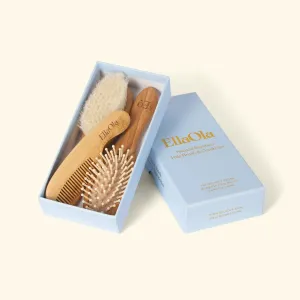 3-Piece Bamboo Brush & Comb Set