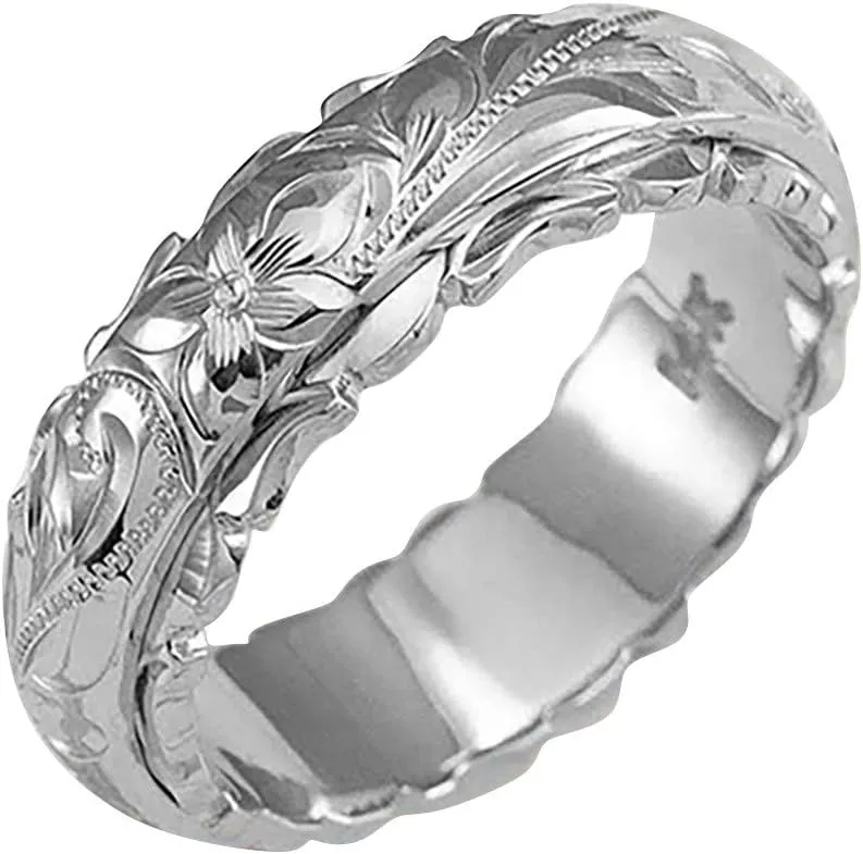 925 Sterling Silver Ring for Women,White Gold Plated Eternity Stackable Engagement Wedding Band CZ Twisted Rope Marriage Ring