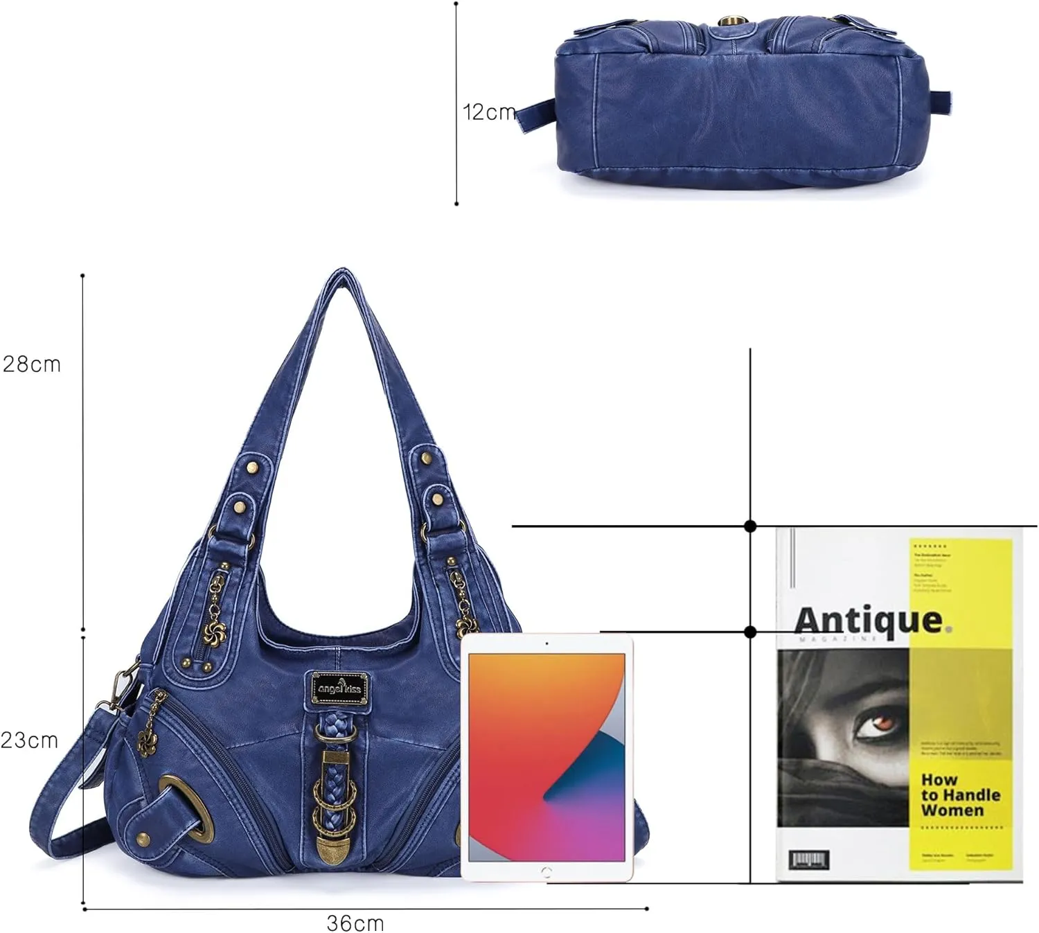 Angelkiss Hobo Purses and handbags for Women Satchel Handbag Women Purses Large Daily Shoulder Bags