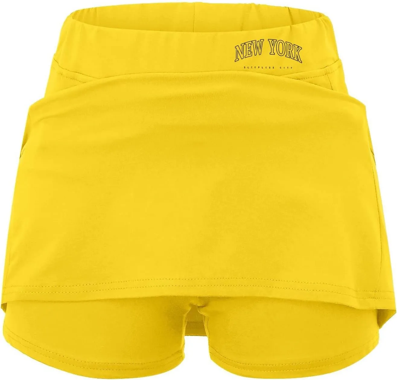 Athletic Skirts Women with Shorts Casual Tummy Control Tennis Skorts with Pockets New York Yoga Workout Summer Clothes