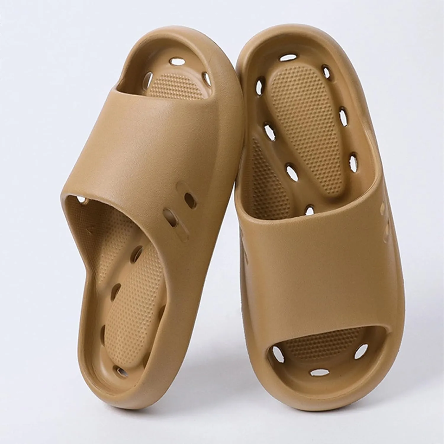 Bathroom Slippers Men Slides for Women Mens Slippers Shower Shoes Women Ultra Comfort Dorms Quick Drying