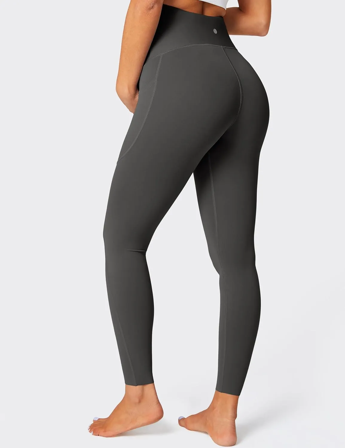 BONVIGOR Nudi Maternity Leggings Over The Belly Pregnancy Leggings with Pockets Workout Activewear Yoga Pants