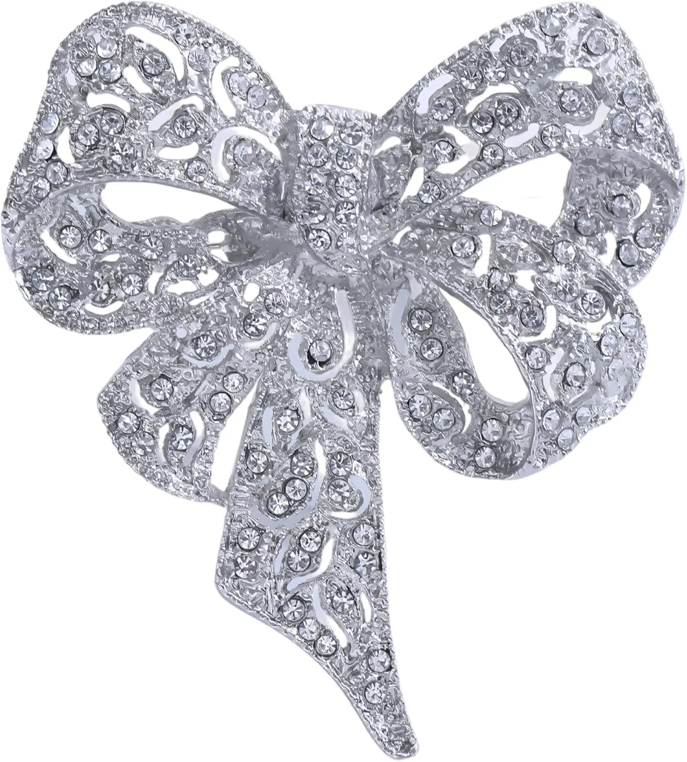 Brooches for women Sparkling Rhinestone Bow Brooches for Women Unisex Butterfly Pins Office Party Friend Gifts Jewelry Accessories-T55
