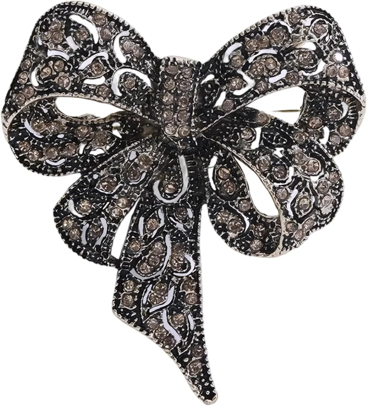Brooches for women Sparkling Rhinestone Bow Brooches for Women Unisex Butterfly Pins Office Party Friend Gifts Jewelry Accessories-T55