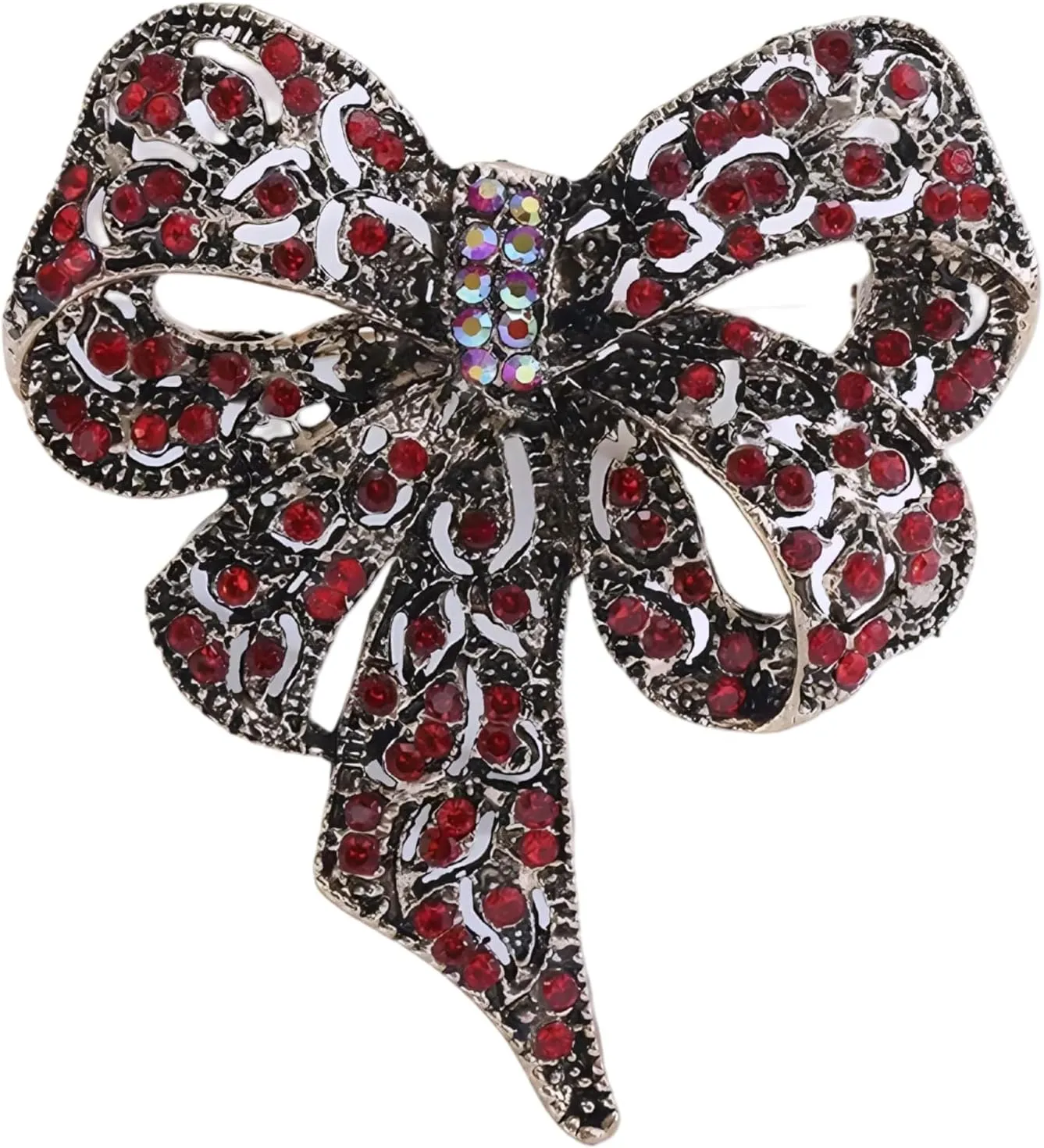 Brooches for women Sparkling Rhinestone Bow Brooches for Women Unisex Butterfly Pins Office Party Friend Gifts Jewelry Accessories-T55