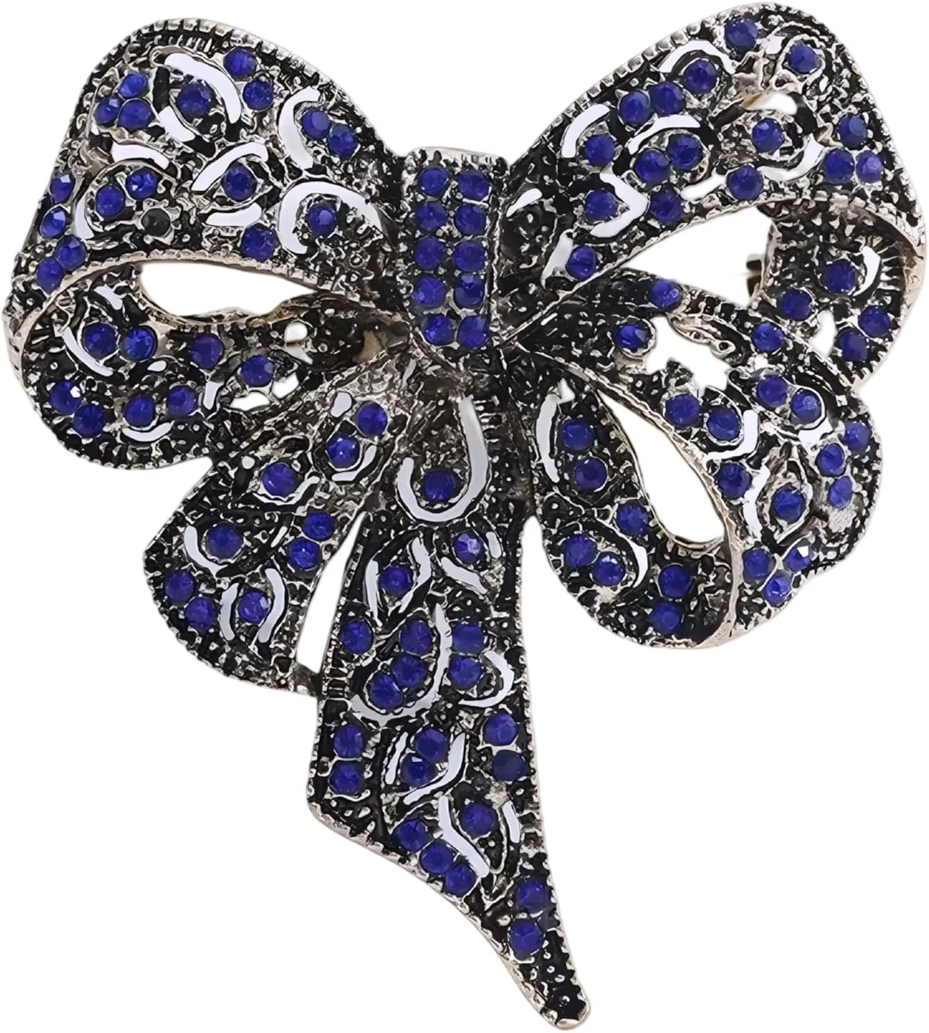 Brooches for women Sparkling Rhinestone Bow Brooches for Women Unisex Butterfly Pins Office Party Friend Gifts Jewelry Accessories-T55