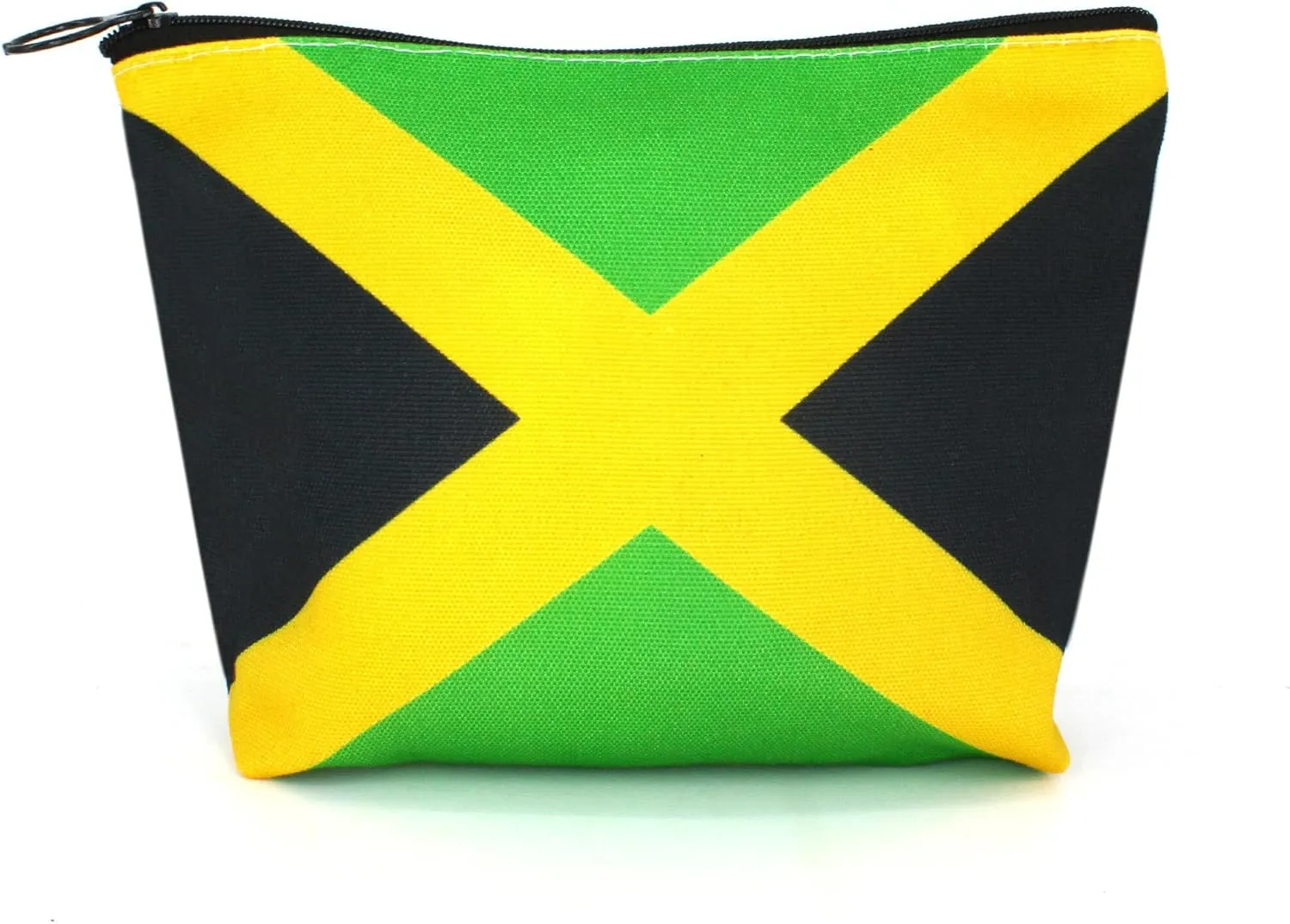 Canvas Makeup Bag Travel Toiletry Bag Makeup Bag for Women Girls Jamaica Flag Reggae(Jamaican-20PCS)