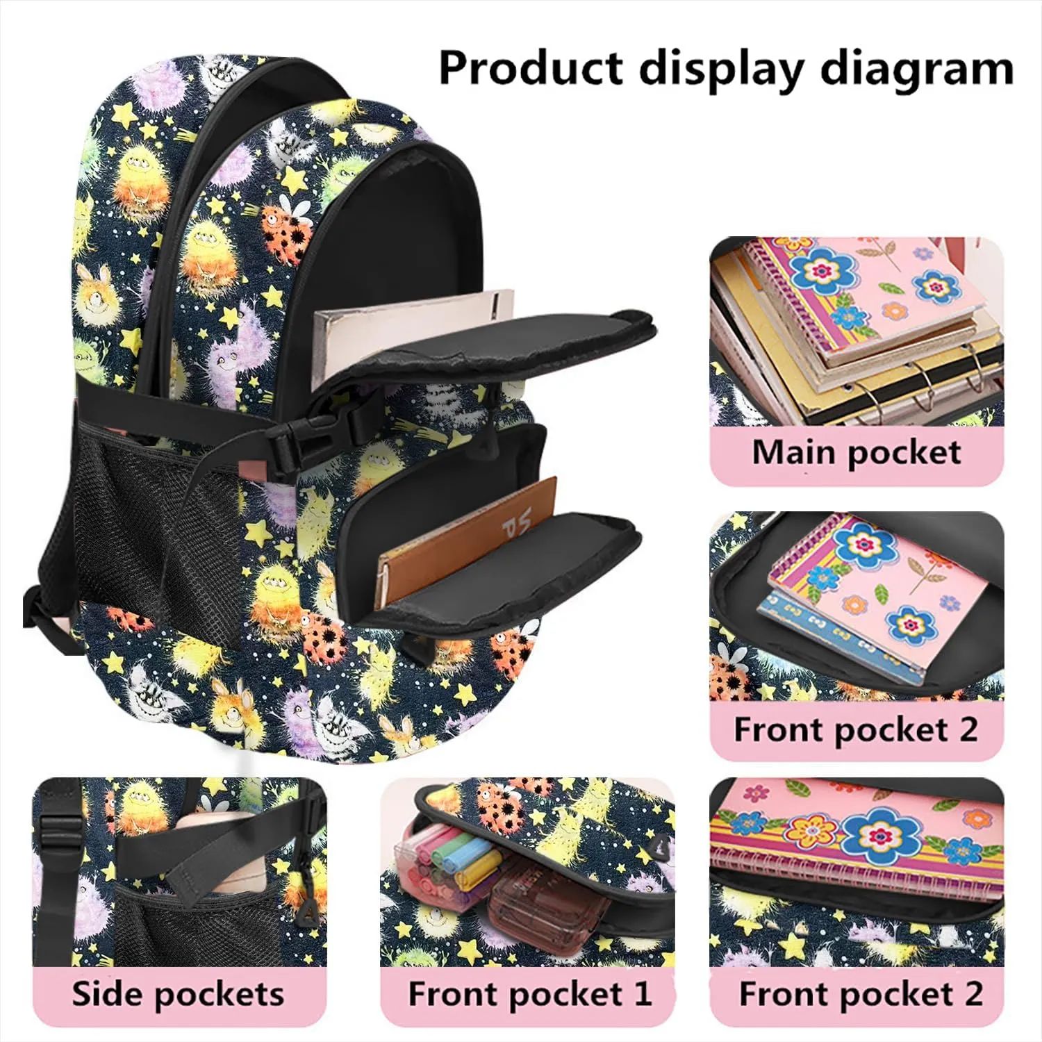 Casual Lightweight Backpacks for Boys & Girls, School Bookbags, 15 "Laptop Backpack, Travel Bag (212-gshou)