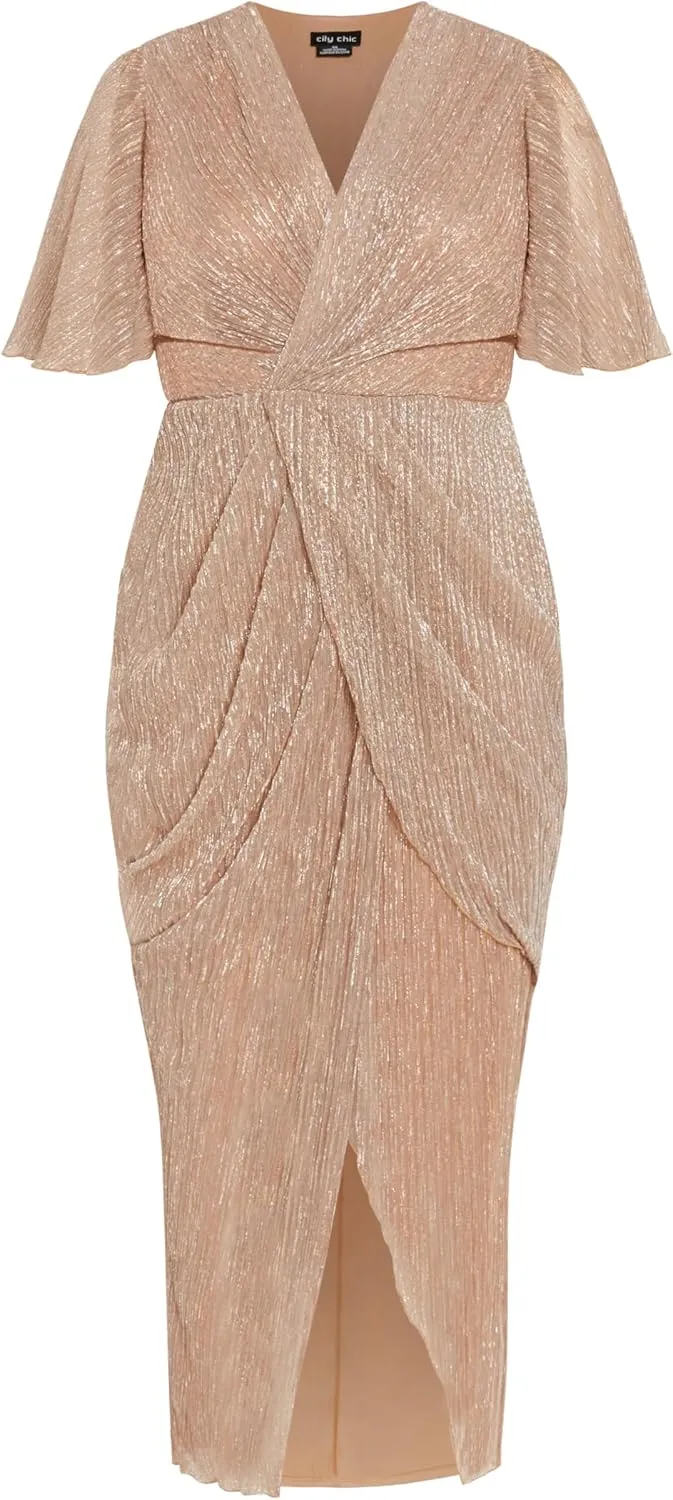 City Chic Women's Plus Size Maxi Dress - Lily Sparkle