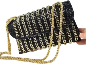 Clutch Bag For Women Handbag Rhinestone Summer Wedding Party Shoulder Bags For 6.7 ''Purses For Walks