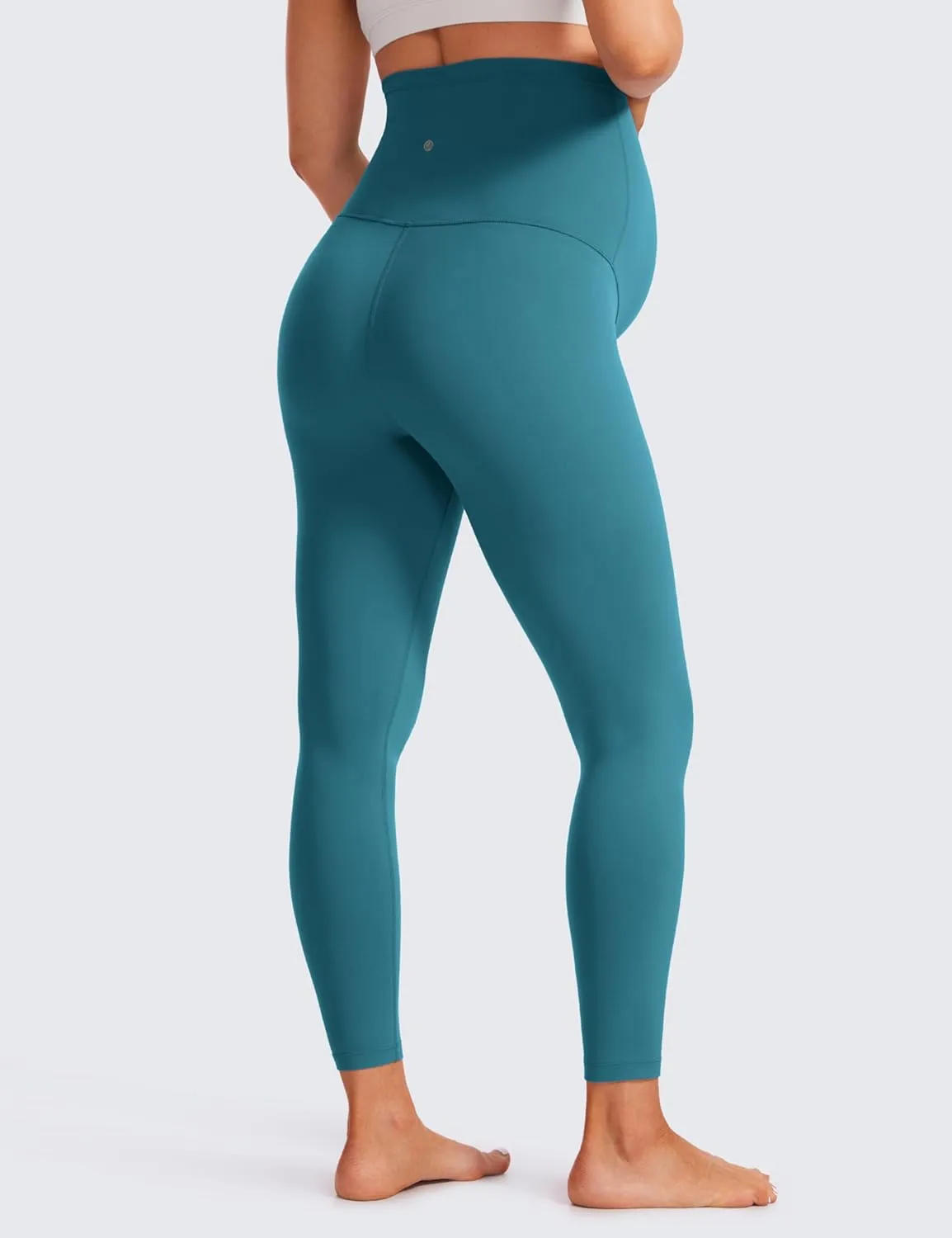 CRZ YOGA Womens Butterluxe Maternity Leggings Over The Belly 25" - Buttery Soft Workout Activewear Yoga Pregnancy Pants