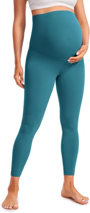 CRZ YOGA Womens Butterluxe Maternity Leggings Over The Belly 25" - Buttery Soft Workout Activewear Yoga Pregnancy Pants