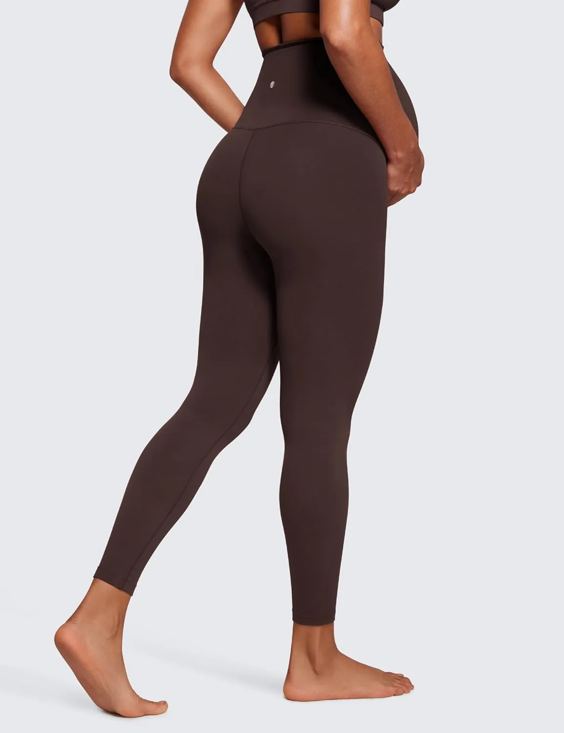 CRZ YOGA Womens Butterluxe Maternity Leggings Over The Belly 25" - Buttery Soft Workout Activewear Yoga Pregnancy Pants