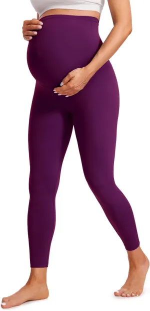CRZ YOGA Womens Butterluxe Maternity Leggings Over The Belly 25" - Buttery Soft Workout Activewear Yoga Pregnancy Pants