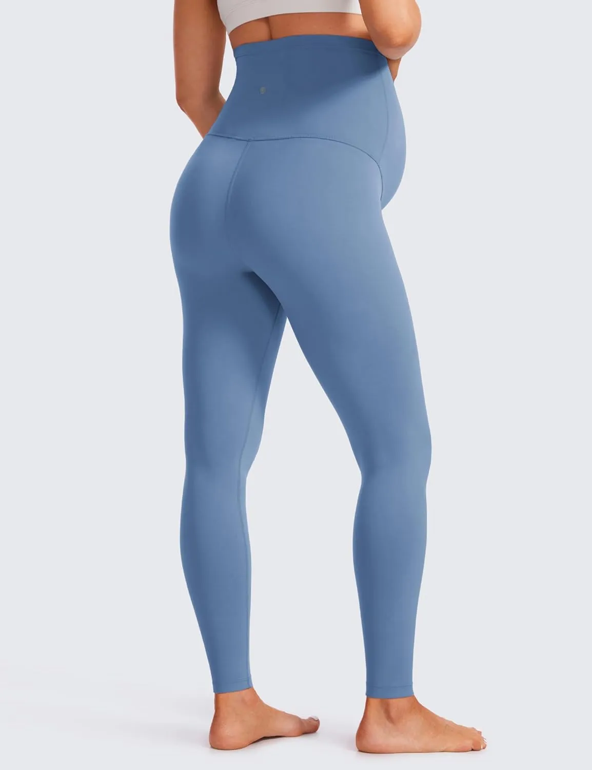 CRZ YOGA Womens Butterluxe Maternity Leggings Over The Belly 28" - Workout Activewear Yoga Pregnancy Pants Buttery Soft