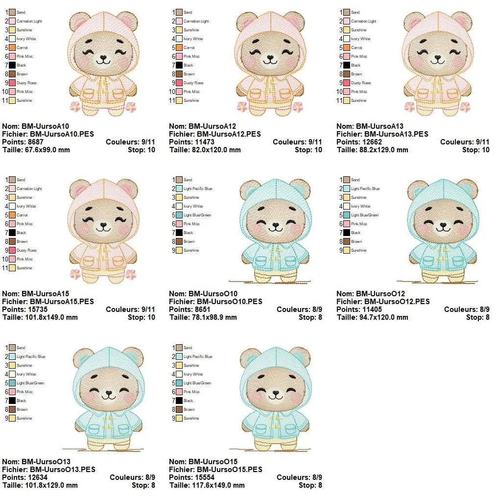 Cuddly Bunny & Fox Friends Embroidery Designs Pack