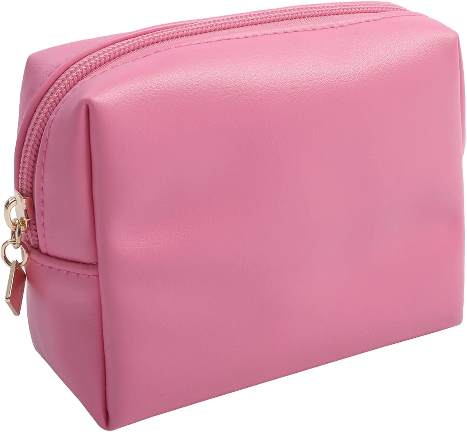 Cute Small Pouch, Makeup Cosmetic Bag,Make up Bag for Purse,Toiletry Zipper Pouch,Tech Bag,Electronic Organizer Travel Case,Storage Pouches for Organization Pink