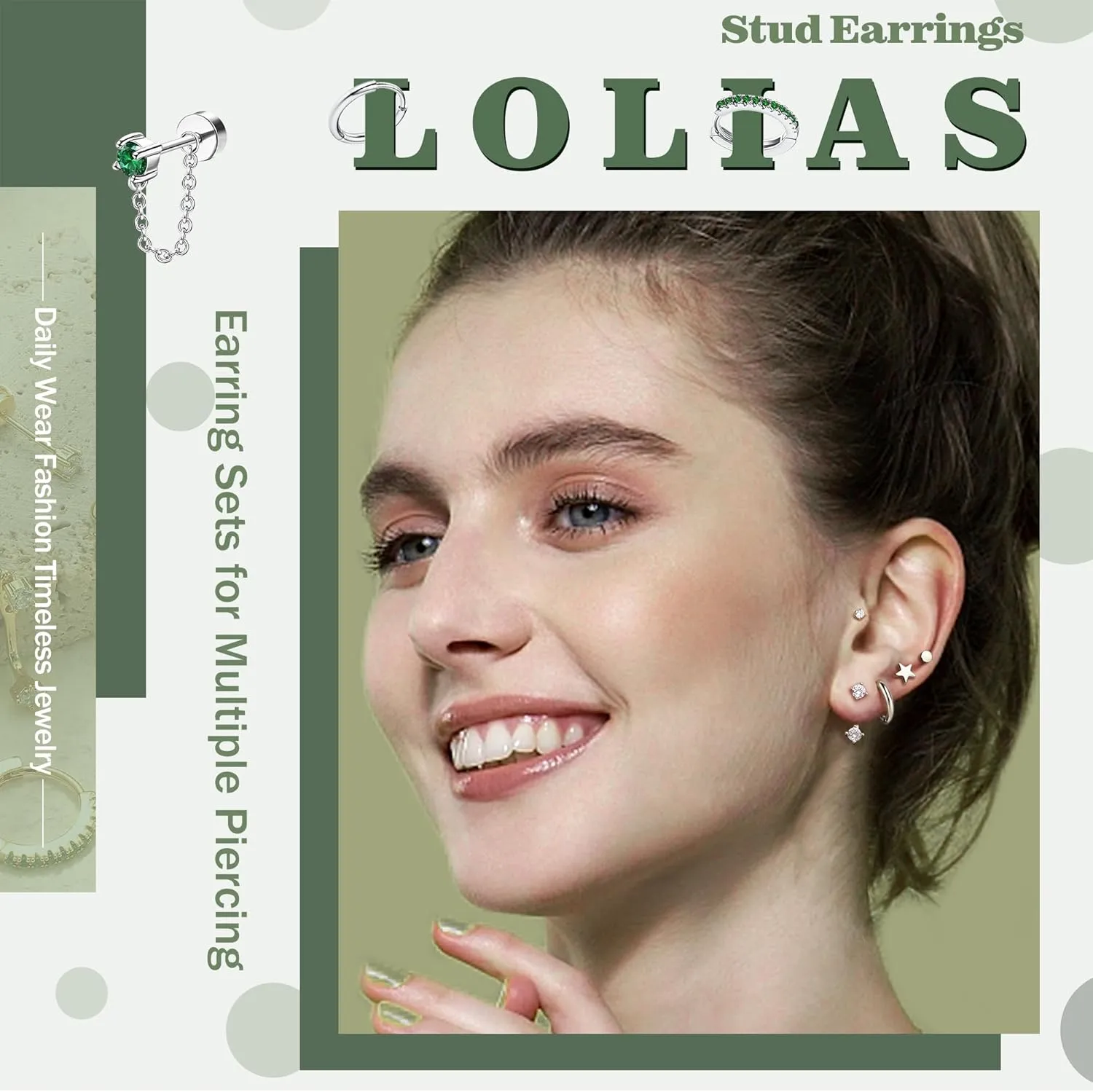 Dainty Gold Flat Back Earrings Hypoallergenic Cartilage Earring Sets for Multiple Piercing 20G Surgical Stainless Steel Earrings Trendy Earring Stacks Small Hoop Flatback Stud Earrings