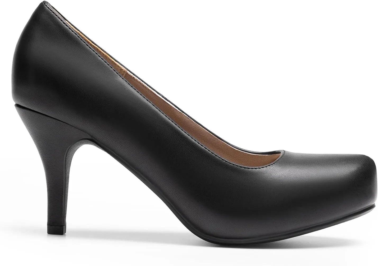 DREAM PAIRS Tiffany Women's Classic Elegant Versatile Low Stiletto Heel Dress Platform Pumps Shoes