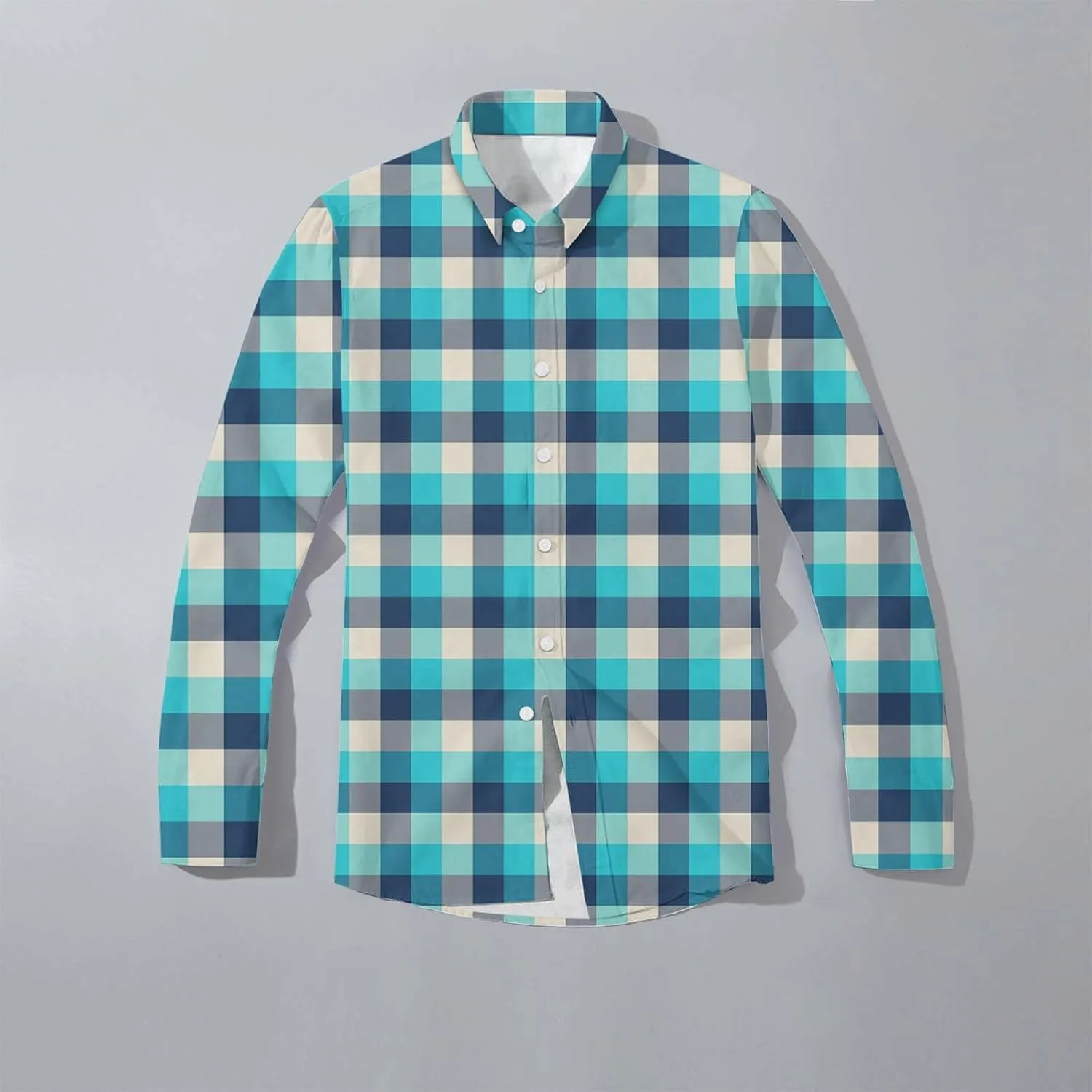 Dress Shirts for Men Spring Fashion 2025 Long Sleeve Button Down Vertical Striped Casual Business Office Work Shirts