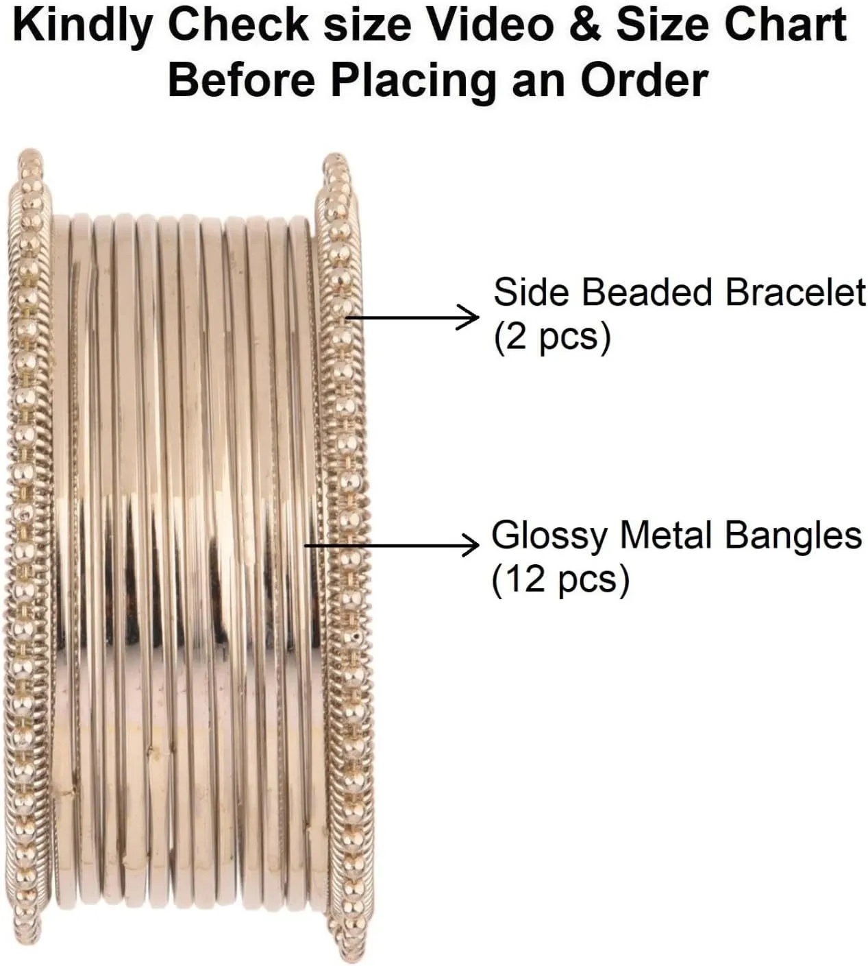 Efulgenz Indian Oxidized Bangle Bracelet Set for Women Plain Matte Metal Bangles Oxidized Jewelry Boho Bracelet Set Metal Beaded Bangles Fashion Statement Jewelry for Women