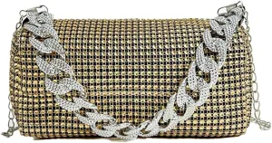 Elegant Diamond Chain Handbag Clutch Purse for Women Evening Bag Sparkly Handbags Crossbody Bag Prom for Wedding 2025