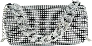 Elegant Diamond Chain Handbag Clutch Purse for Women Evening Bag Sparkly Handbags Crossbody Bag Prom for Wedding 2025