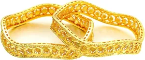 Ethlyn Dubai Style 18K Thick Gold Plated Baby Girls Child Bangles Gift for daughter