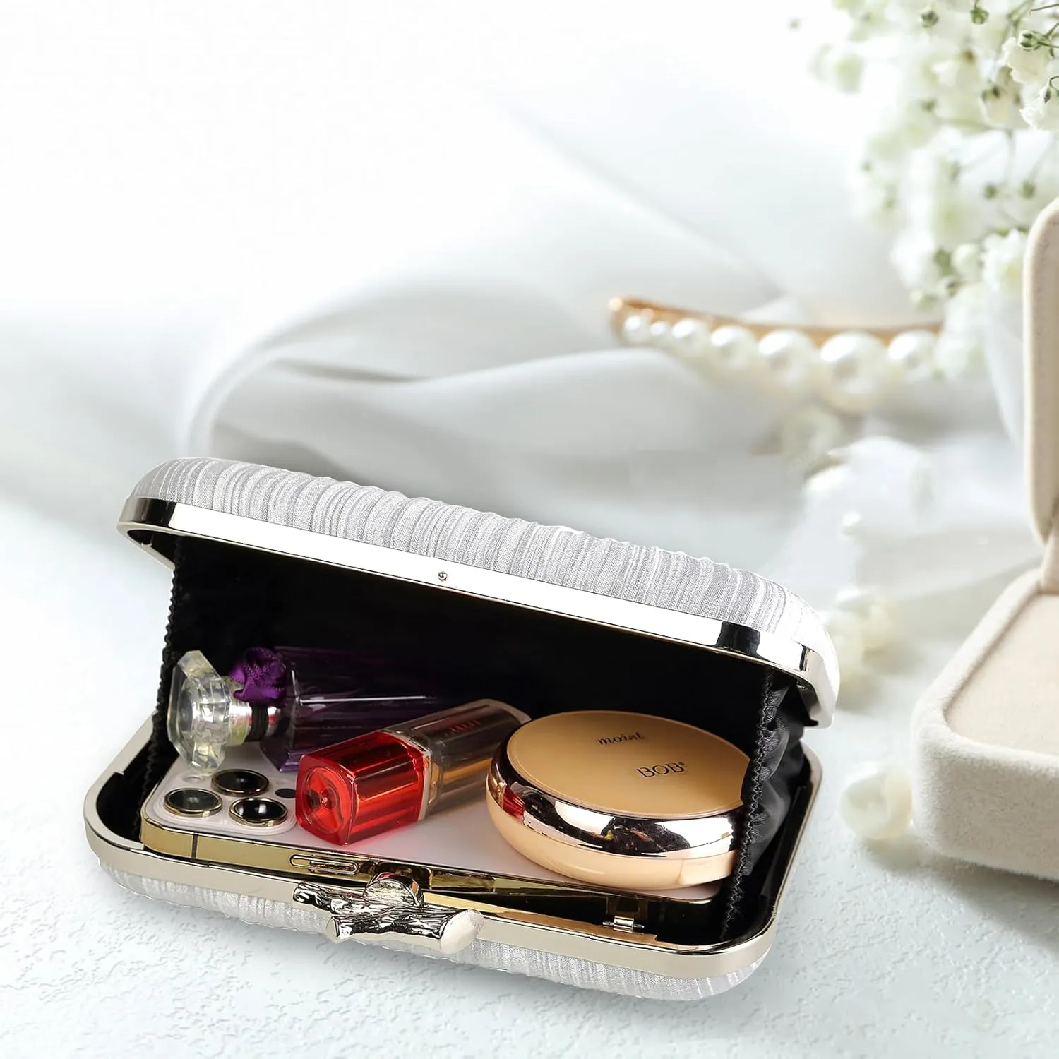 Evening Clutch Purses - Women's Evening Bag Party Purses Handbag for Cocktail/Prom/Party/Wedding/Formal