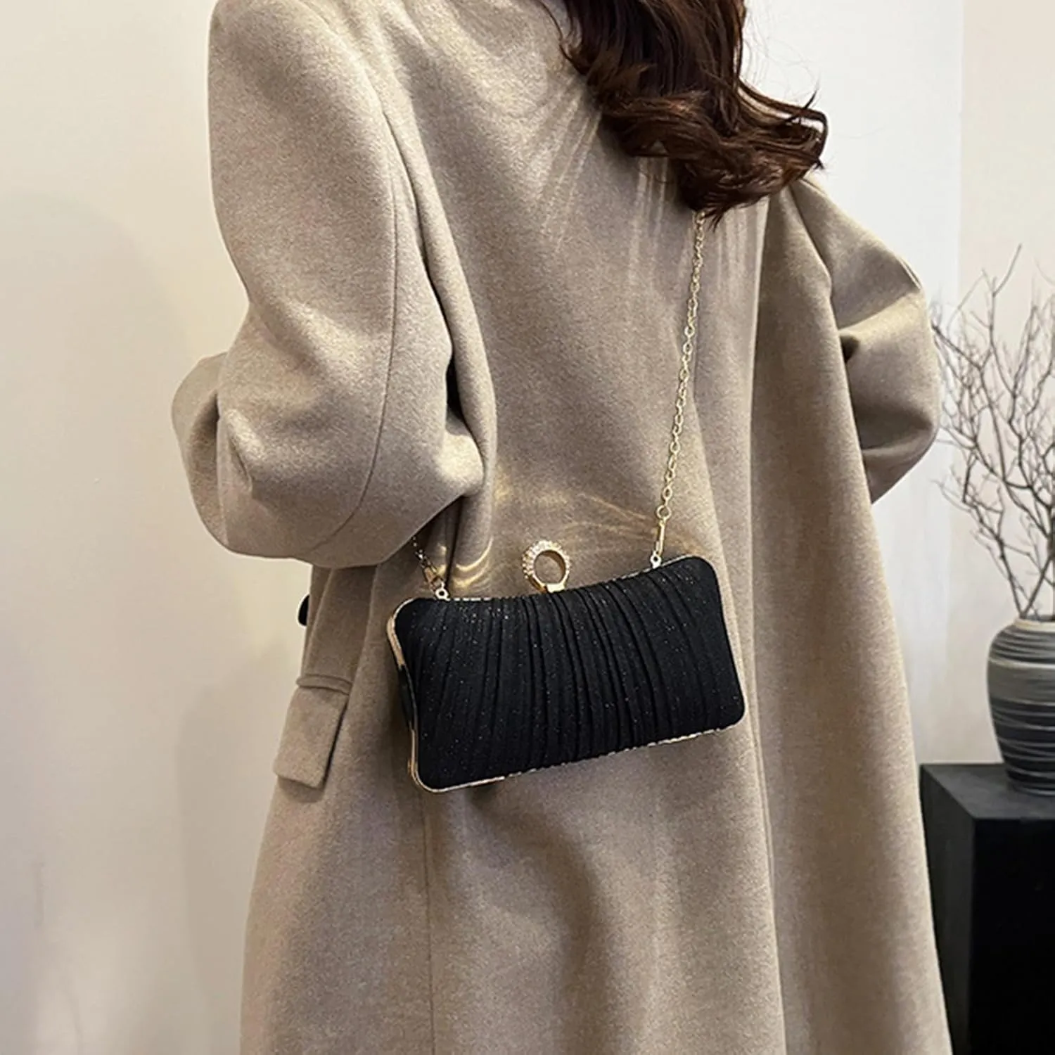 Evening Clutch Purses - Women's Evening Bag Party Purses Handbag for Cocktail/Prom/Party/Wedding/Formal