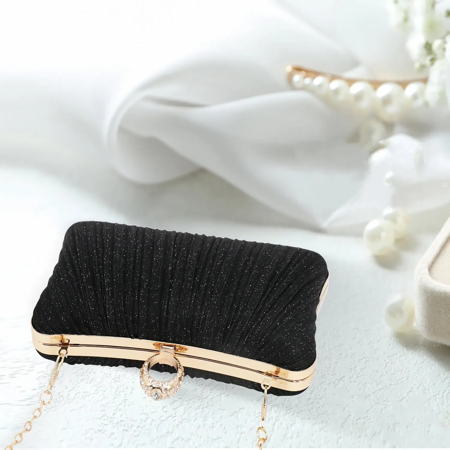 Evening Clutch Purses - Women's Evening Bag Party Purses Handbag for Cocktail/Prom/Party/Wedding/Formal