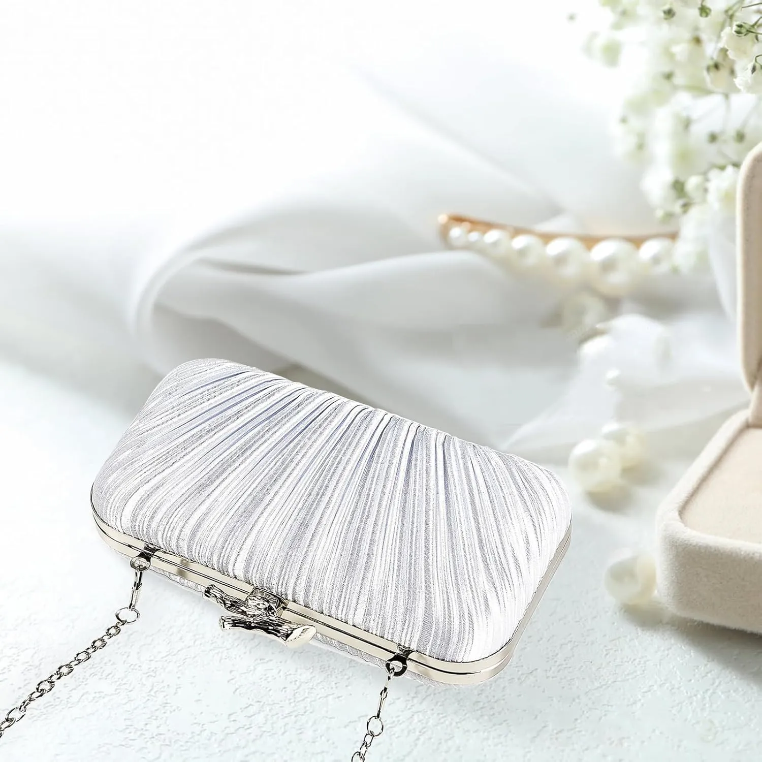 Evening Clutch Purses - Women's Evening Bag Party Purses Handbag for Cocktail/Prom/Party/Wedding/Formal