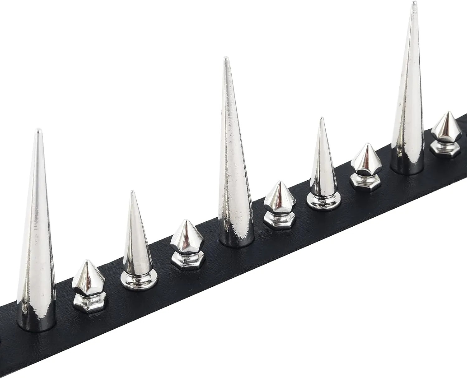 FNQUFUJ Goth Necklaces Long Spiked Choker Punk Rock Collar Halloween Costume Jewelry Gothic Accessories