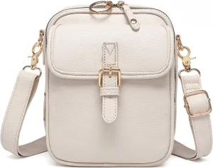 Forcipower Crossbody Leather Bag, Collaboraten1 Crossbody Leather Bag, Large Capacity, Shoulder Bags for Women Travel
