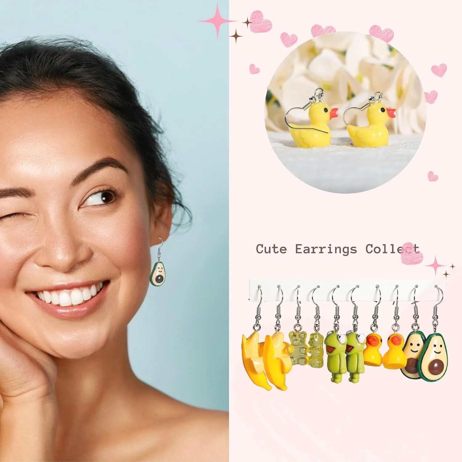 Fun and Cute Earrings for Women - 30 Pairs of Weird, Animal, Food, and Aesthetic Jewelry