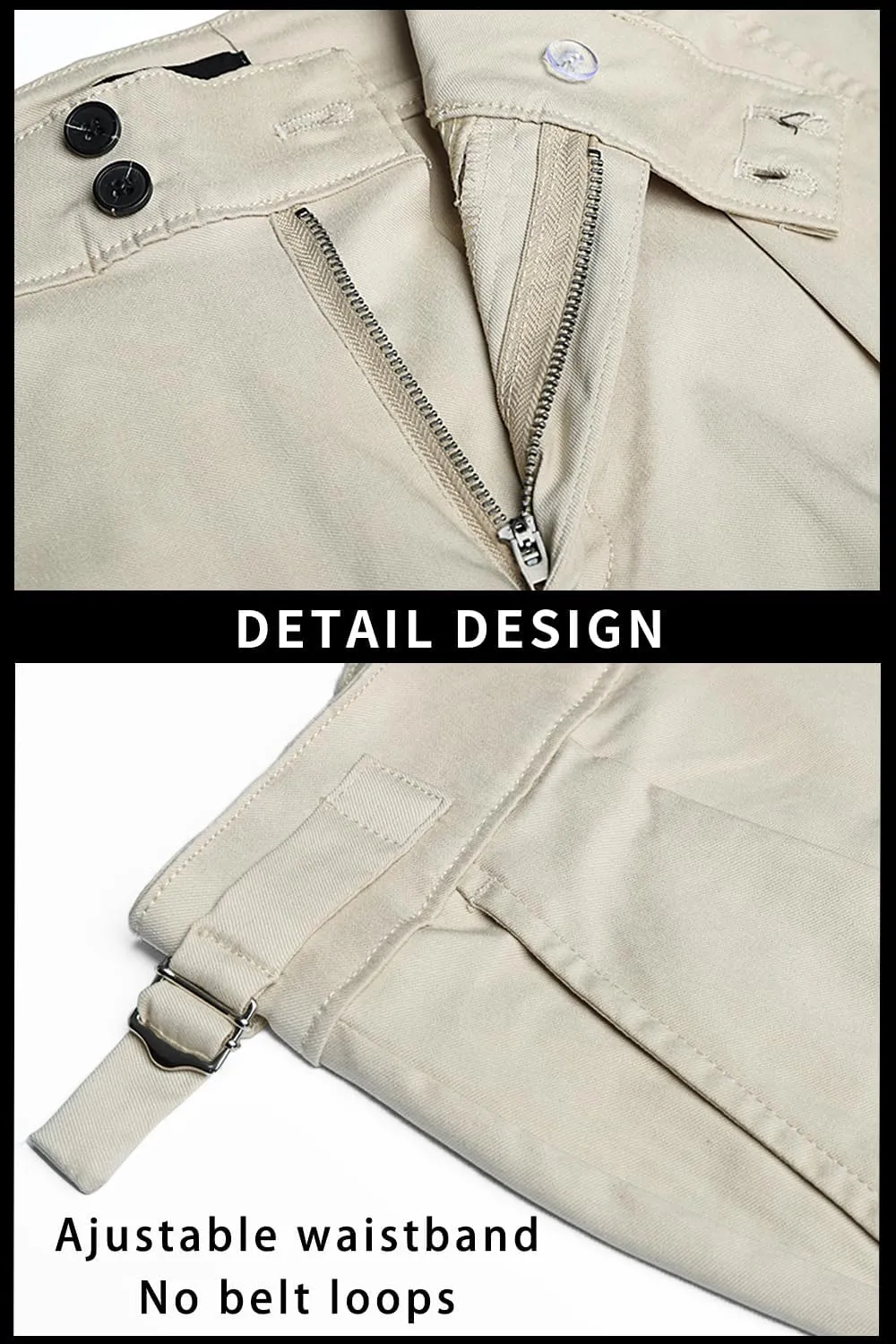 GINGTTO Mens Slim Fit Casual Pants Stretch Chino Pants for Men Skinny Trousers
