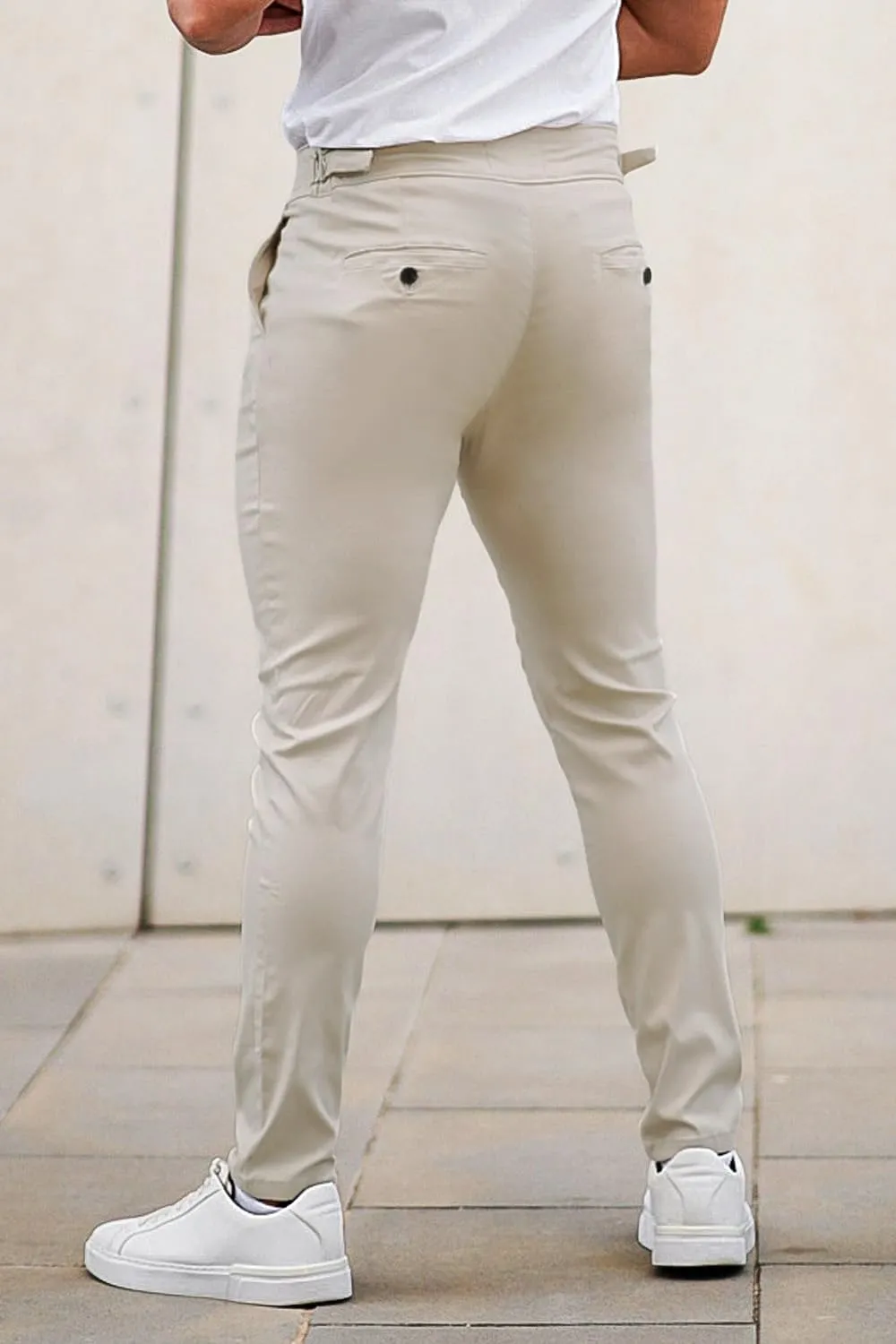 GINGTTO Mens Slim Fit Casual Pants Stretch Chino Pants for Men Skinny Trousers