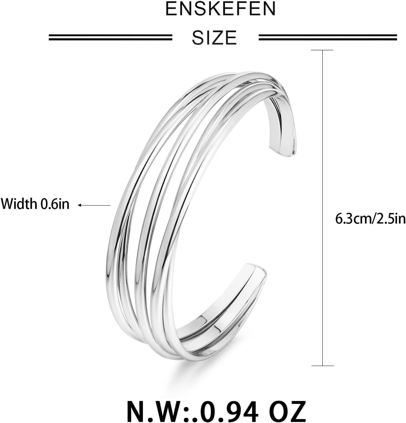 Gold Cuff Bracelet for Women Chunky Multi-layer Cross Wire Open Bracelet Hollow Wide Cuff Bracelets Adjustable Gold Open Cuff Bangle Bracelet