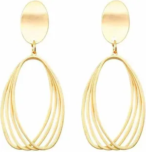 Gold Earrings For Women Lightweight Dangle Earrings Gold Statement Earrings Earrings For Women Trendy