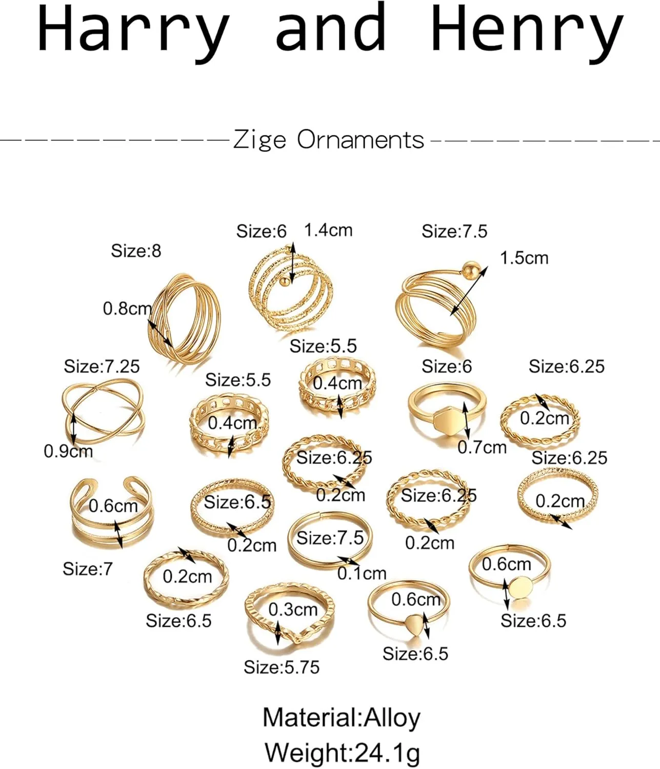 Gold Stackable Rings for Women Gifts Trendy Stuff Simple Star Moon Heart Knuckle Ring Set Boho Cute Stuff Gold Ring Pack Jewelry Birthday Mothers Day Gifts