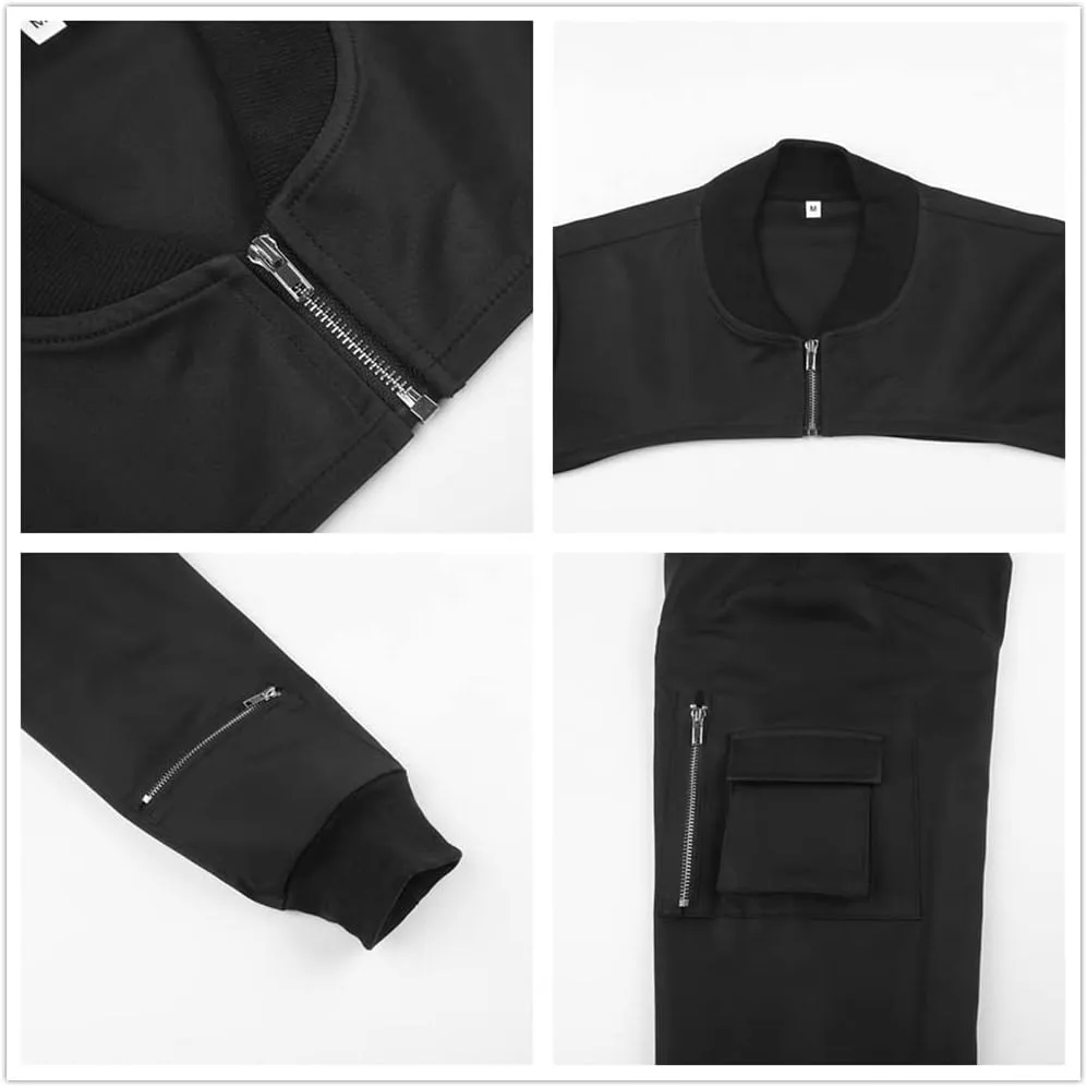 Goth Fashion Crop Top Jacket for Women Teen Girls Juniors or Teenagers