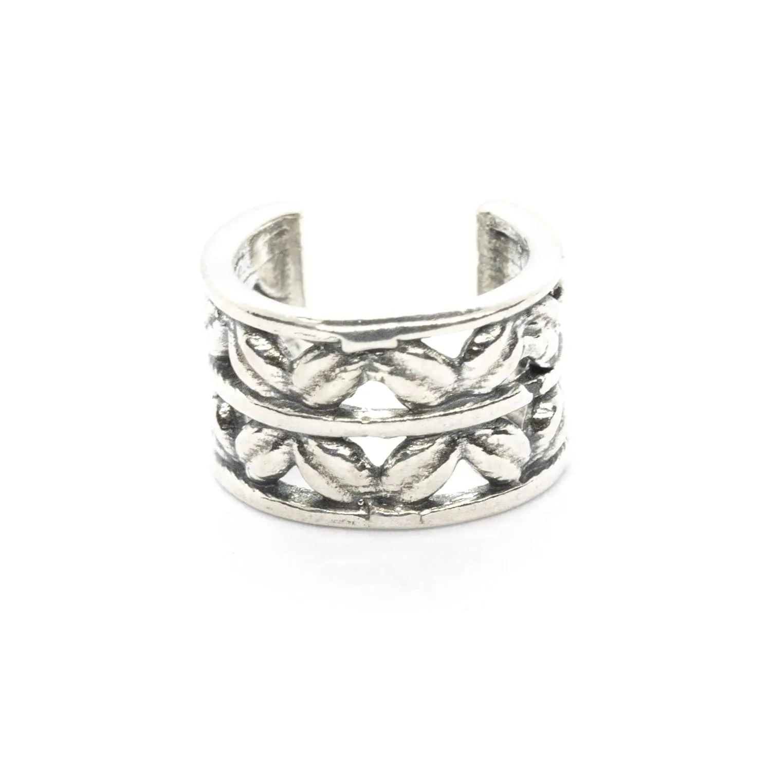 Helix Earcuff Sterling Silver Cuff Earring Ear Wrap Non Piercing Fake Clip On