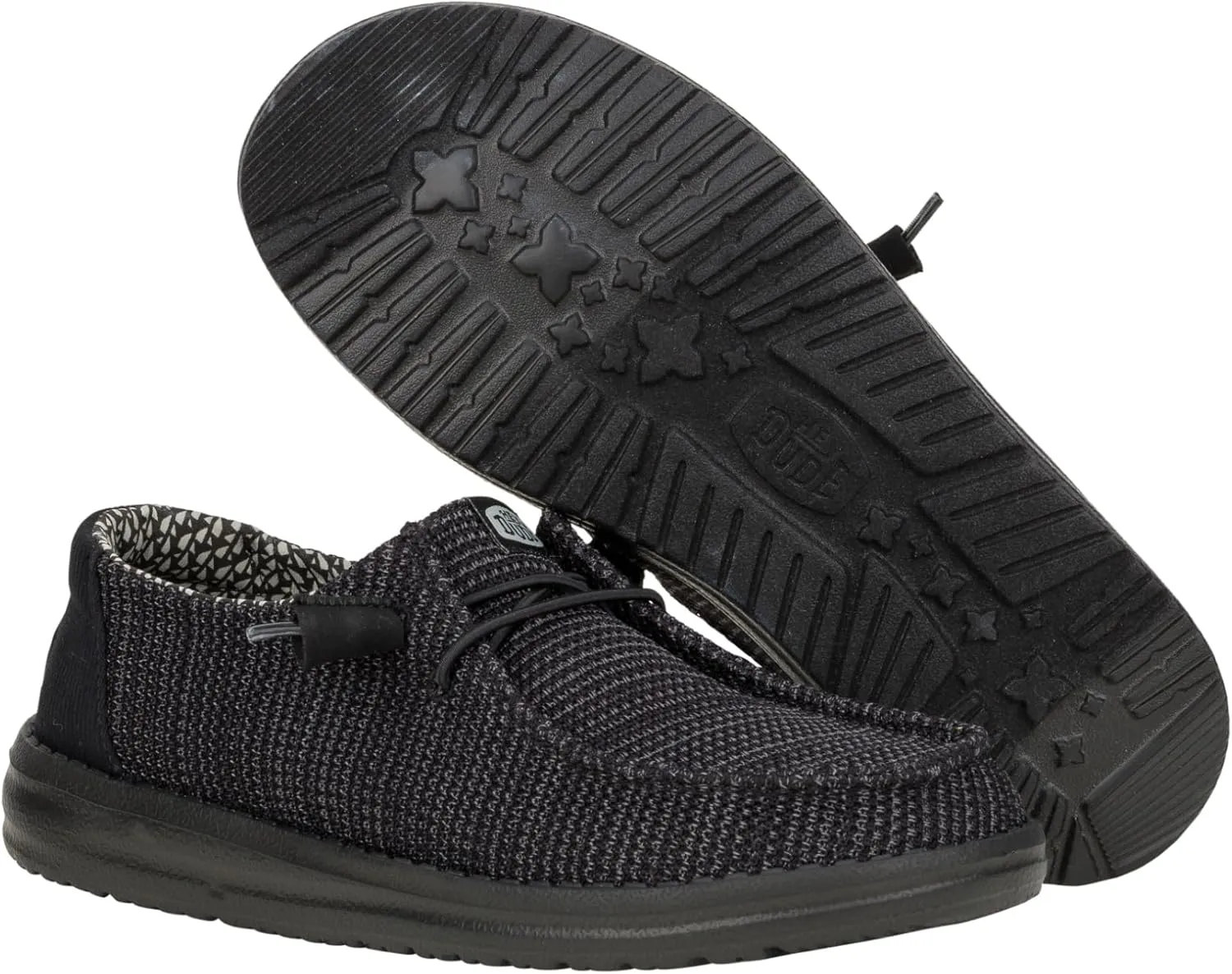 HEYDUDE Wendy Stretch Sox, Womens Shoes, Womens Slip-on Loafers, Comfortable & Light-Weight