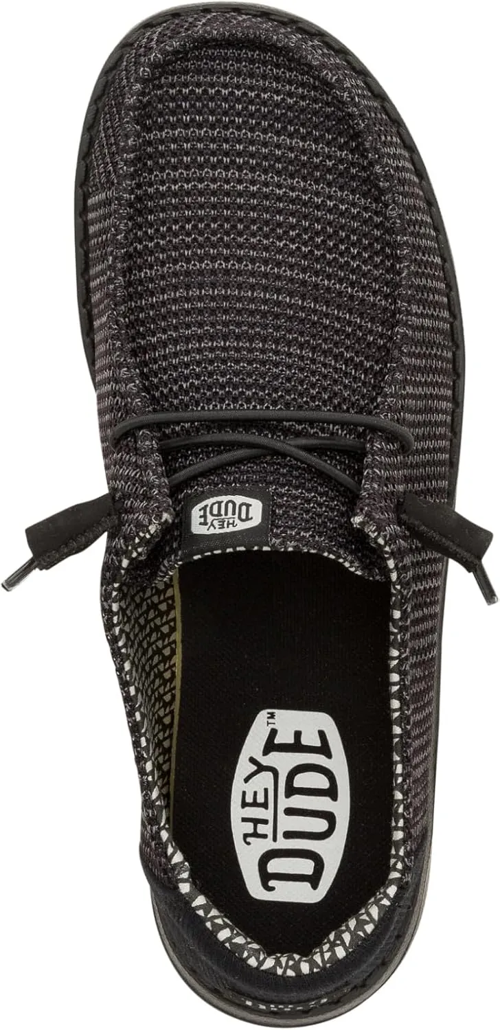 HEYDUDE Wendy Stretch Sox, Womens Shoes, Womens Slip-on Loafers, Comfortable & Light-Weight