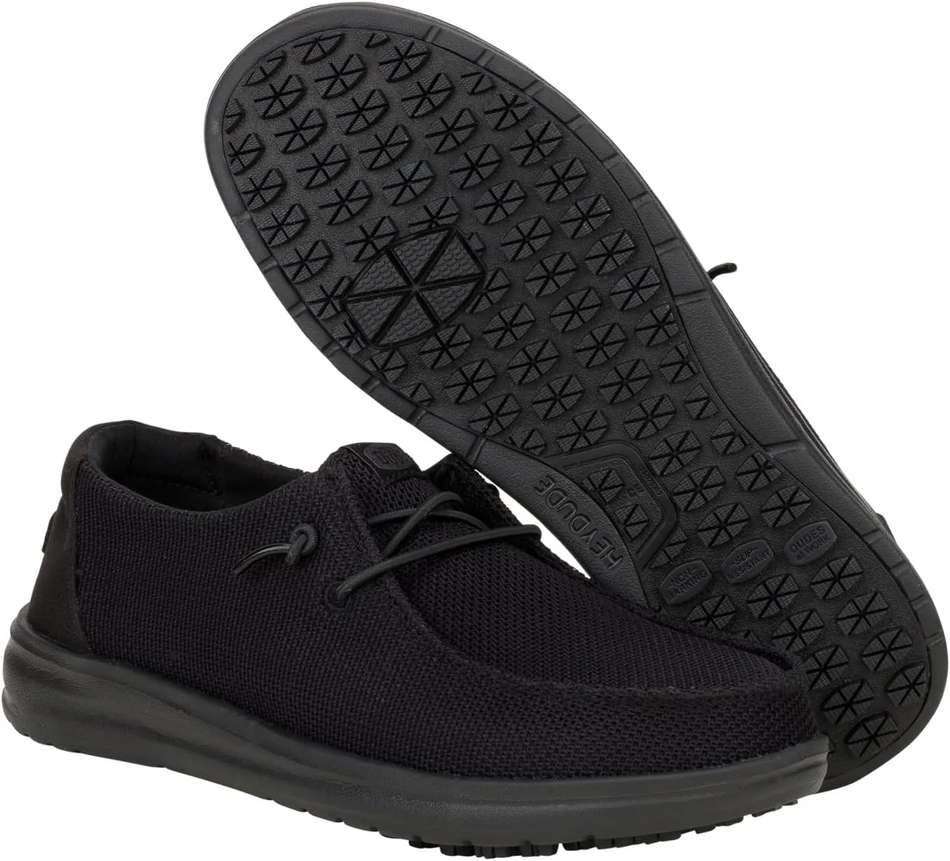 HEYDUDE Wendy Work CE, Womens Shoes, Slip-on Loafers, Light-Weight, Water Repellent & Slip Resistant