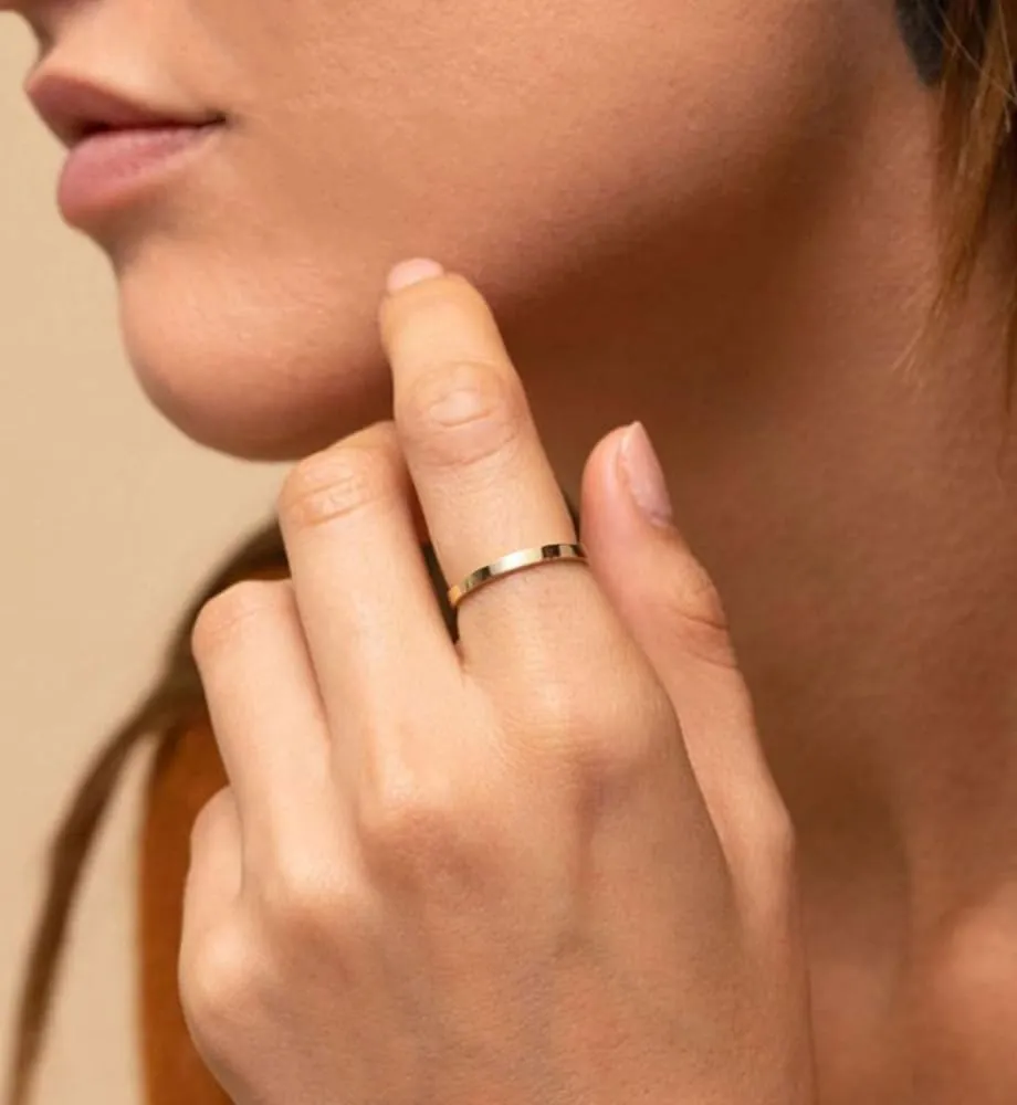 iF YOU Gold Rings for Women Non Tarnish, Trendy 14K Gold Plated Jewelry for Women Dainty Stackable Cubic Zirconia Knuckle Ring Set Statement Chunky Stacking Band Rings Size 5 6 7 8 9