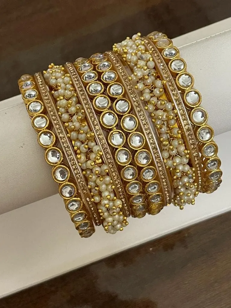Indian Kundan bangles Look Handmade bangle Pearl kundan bangle Metal Mesh Work Twisted Wires Rhinestone Meenakari Enamel Designer Jewelry Bangle Bracelets in Gold Silver Tone for Women.