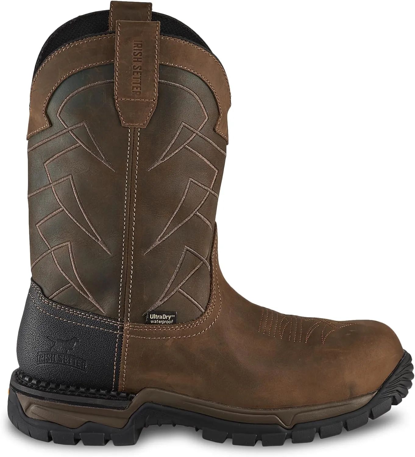 Irish Setter, Two Harbors, Mens, 11", Waterproof, Non-Metallic Safety Toe, Work Boot